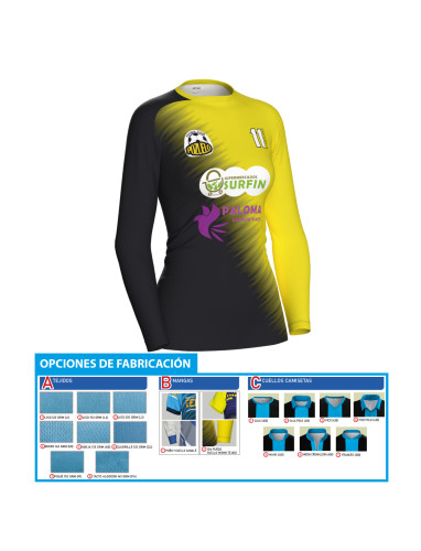 S703 CAMISETA CAJA MG. LARGA RANGLAN WOMAN